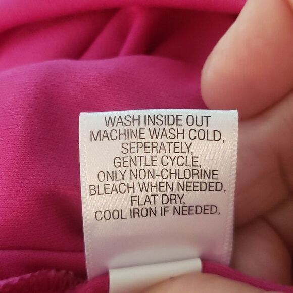 NWOT Bright Pink Dana Buchman 2 Layer Cutout Design Top Sz PXL - Picture 6 of 6